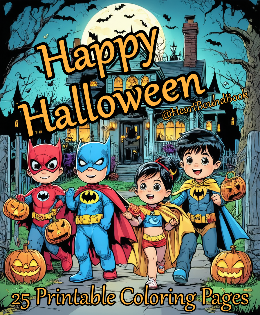 25 Halloween Coloring Pages for Boys Ages 7-9 [Digital Download Product]