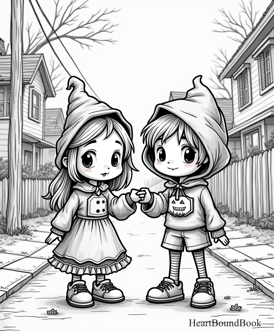 25 Halloween Coloring Pages for Ages 5-7 [Digital Download Product]