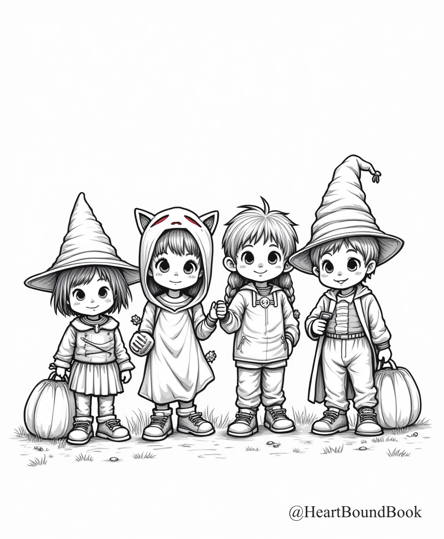 25 Halloween Coloring Pages for Ages 5-7 [Digital Download Product]