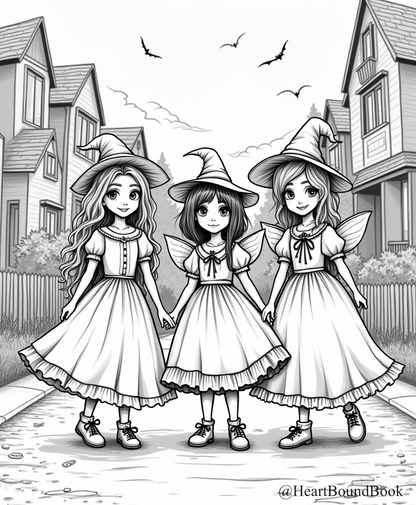 25 Halloween Coloring Pages for Ages 5-7 [Digital Download Product]