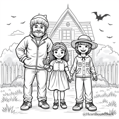 25 Halloween Coloring Pages for Ages 5-7 [Digital Download Product]
