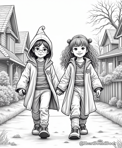 25 Halloween Coloring Pages for Boys Ages 7-9 [Digital Download Product]