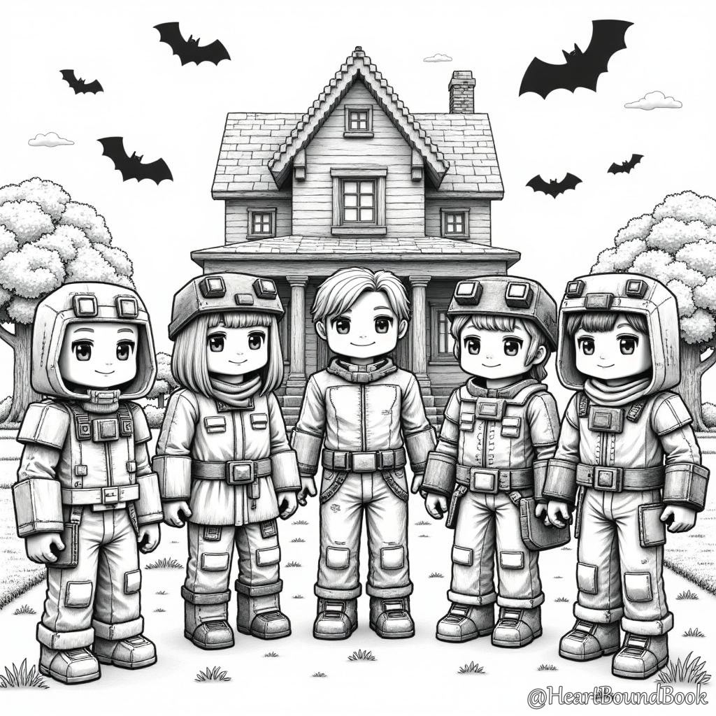 25 Halloween Coloring Pages for Boys Ages 7-9 [Digital Download Product]