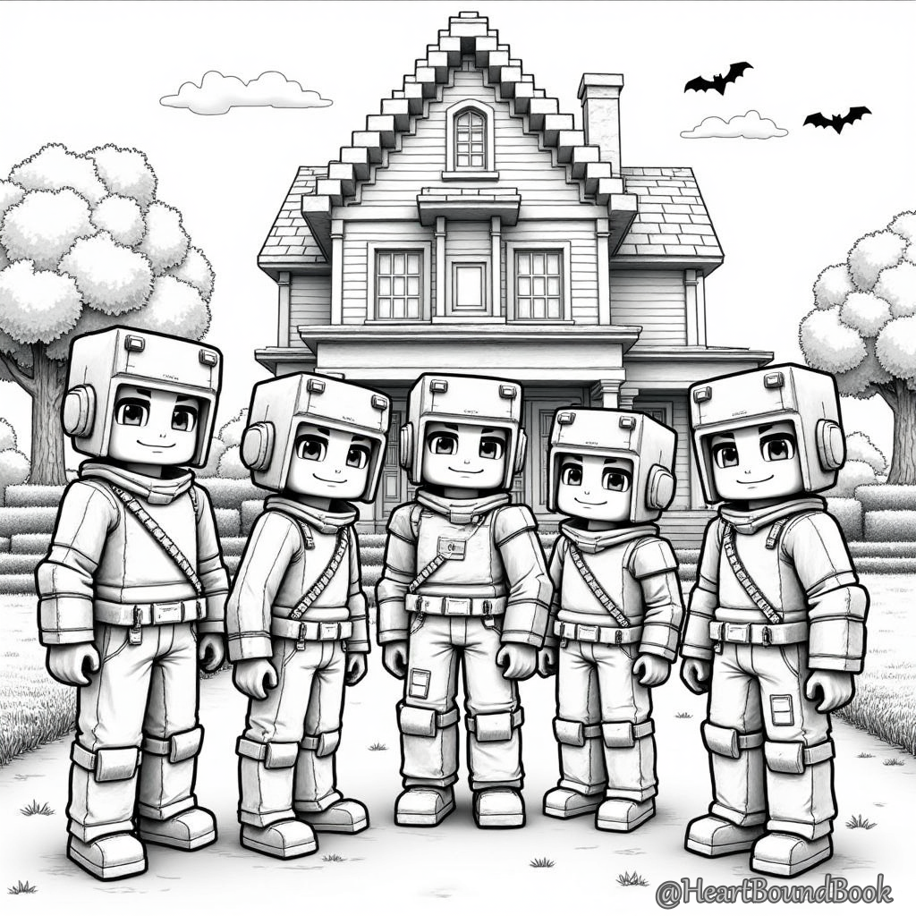 25 Halloween Coloring Pages for Boys Ages 7-9 [Digital Download Product]