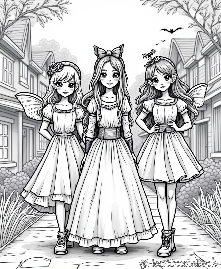 25 Halloween Coloring Pages for Girls Ages 8-12 [Digital Download Product]