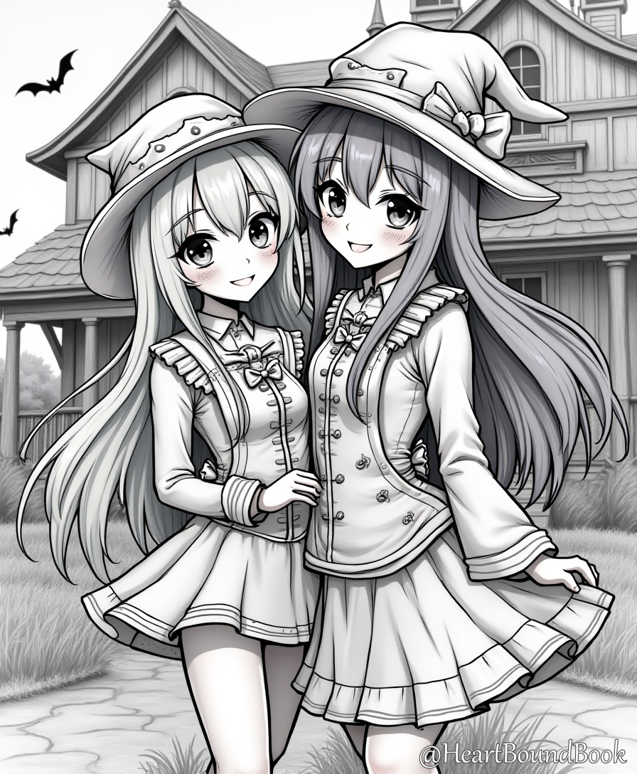 25 Halloween Coloring Pages for Girls Ages 8-12 [Digital Download Product]