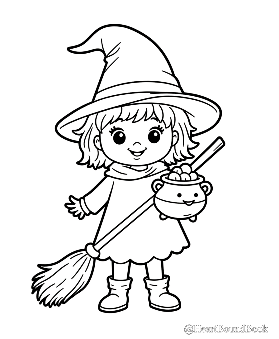 25 Halloween Coloring Pages for Ages 3-5 [Digital Download Product]