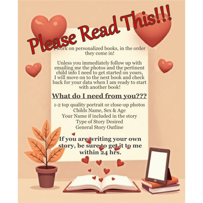 Your Kid! Their Face! Their Story! Personalized Story FlipBook for Your Child! 20 Page Digital Download!